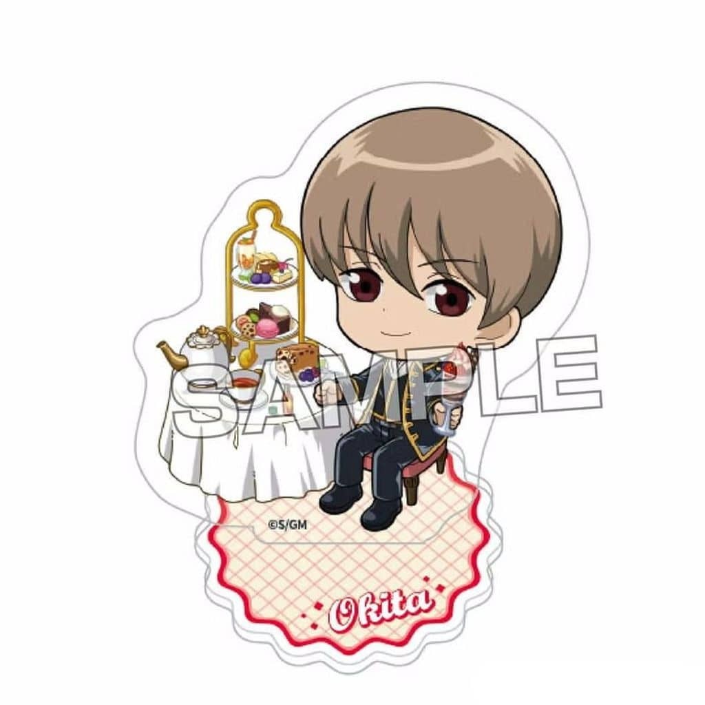 Sougo Okita Acrylic Stand Gintama: Yoshiwara in Flames Afternoon Tea Series Used