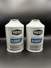 2 Super Tech R-1234yf Refrigerant 8oz Can Ac Automotive Air Conditioning