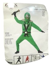 Ninja Vest Boys Halloween Custom, Color Green Jade. Sz XL 12-14