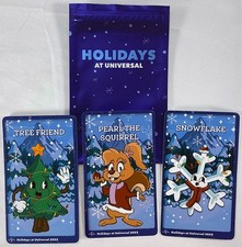 2025 HOLIDAYS AT UNIVERSAL SHOWDOWN QUEST - BACKLOT CARDS - 3 CARD PACK (lot c)