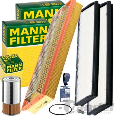 MANN FILTER INSPEKTIONSPAKET passend für W124 S124 300 D TD 109+110+113 PS