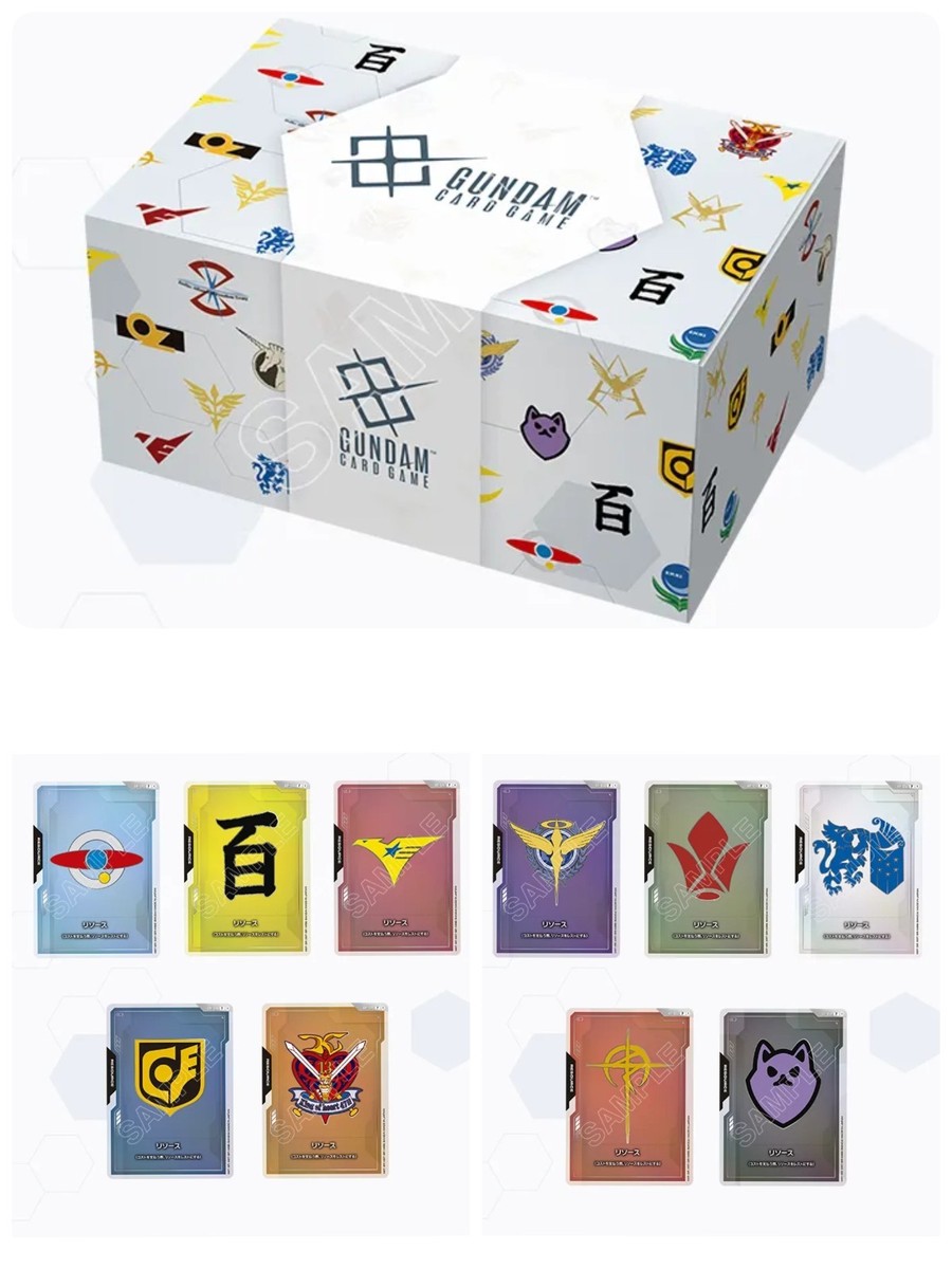GUNDAM CARD GAME ストレージボックスリソース付 Gundam Card Game Storage Box & Resource Card Set [EVX07] | eBay