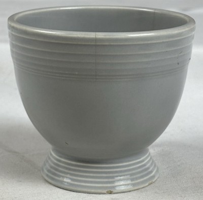 Vintage Homer Laughlin Fiesta Egg Cup Rare Grey Color Some Condition Issues Read