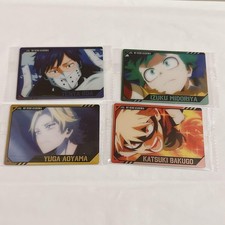 My Hero Academia Wafer 4-Pack Bakugo Midoriya Teya Yuga Restock Set