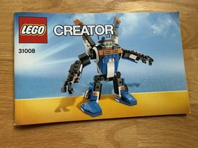 LEGO Creator 3 in 1  Thunder Wings 31008 Instruction Books And Box Gently Played