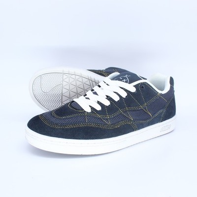 ETNIES SNAKE SHOE US 9 EUR 42 NAVY WHITE YELLOW