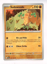 Carta Pokémon Sudowoodo 109/193 Sv02: Paldea Evoluta TCG 2023