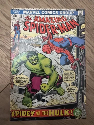 Amazing Spider-Man 119 8.0 8.5 Hulk VF VF +