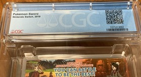 ENCASED 2019 SWITCH Pokemon SWORD Game 1st PRINT CGC Graded 9.9 Y-Fold A++ Seal
