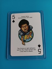 Dwight White Card Pittsburgh Steelers Hero Decks Playing Card Football Card Rare