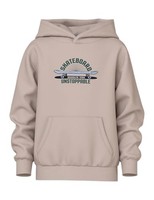 Name IT Jungen Nkmvugo Ls Nreg Sweat Wh Bru, Mushroom, 122/128 Cm