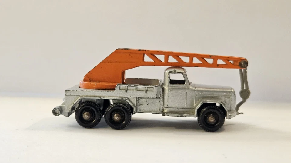 Camión grúa vintage original Lesney Matchbox #30 Magirus Deutz fundido a presión de colección Foto 4 de 4