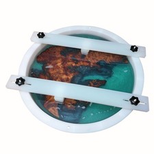 Resin Mold Large No Seal Round Deep 20inch Reusable Epoxy Molds Clock Serving