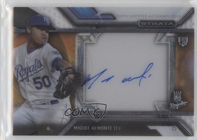 2016 Topps Strata Miguel Almonte #SA-MA Rookie Auto RC 1k5