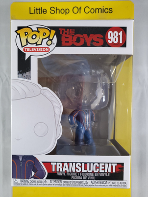 Funko Pop! TV The Boys Translucent Clear #981 Vinyl Figure See