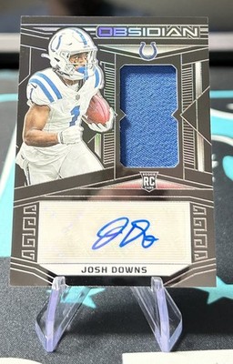 2023 Panini Obsidian Josh Downs RPA /199 Rookie RC Auto