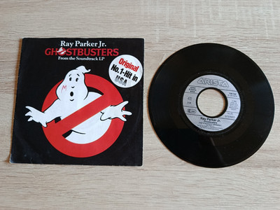 VINYLE 45 Tours - Ghostbusters (Face B Instrumental) - RAY PARKER Jr.