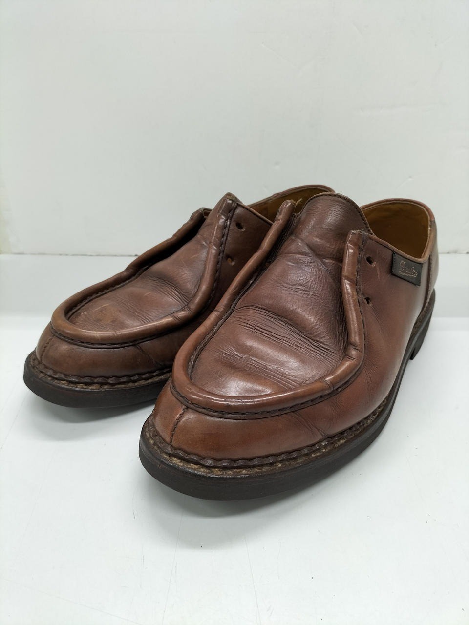 Paraboot Michael Brown Leather Tyrolean Shoes Size EU43 Lace Up Classic