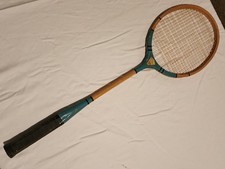 Vintage Wooden Badminton Racket Deluxe 1