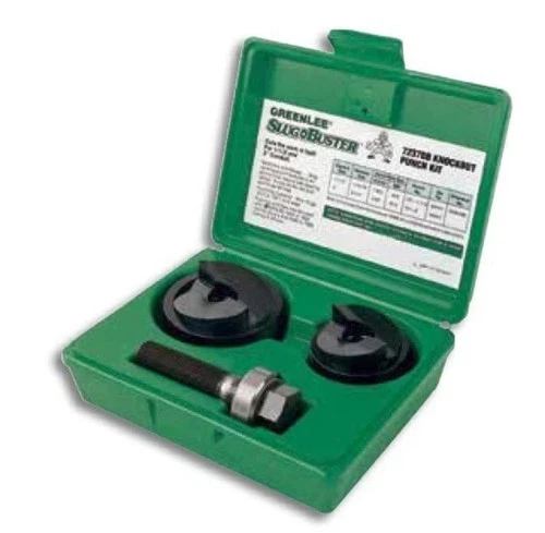Greenlee 7237BB 1-1/2" and 2" Conduit Size Manual Slug-Buster Knockout Punch Kit