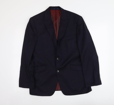Anzugjacke Herren UK Größe M John Lewis Regular Blau