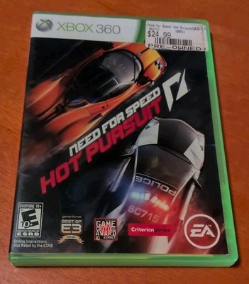 Need For Speed Hot Pursuit Microsoft Xbox 360 Criterion Games EA Electronic Arts