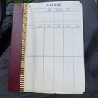 Vintage 1950’s Bridge Score Note Pad Holder Metal - with scoring pad — photo 1