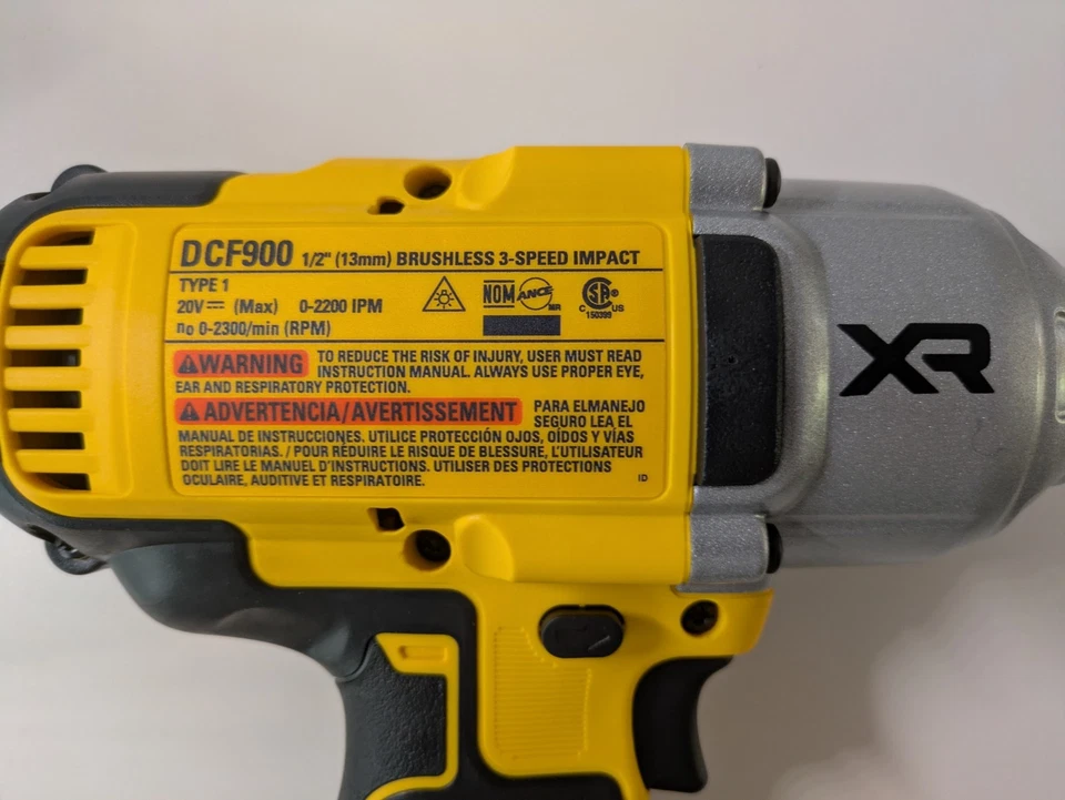 Llave de impacto DeWalt DCF900B 20V MAX XR 1/2" de alto par con yunque de anillo de cerdo - NUEVA Foto 4 de 4