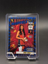 2025 Panini Donruss WNBA Net Marvels Kiki Iriafen Rookie Blue Press Proof SP #16