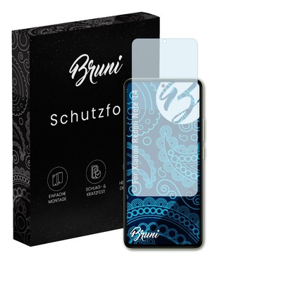 Bruni 2x Folie für Xiaomi Redmi Note 14 Schutzfolie Displayschutzfolie
