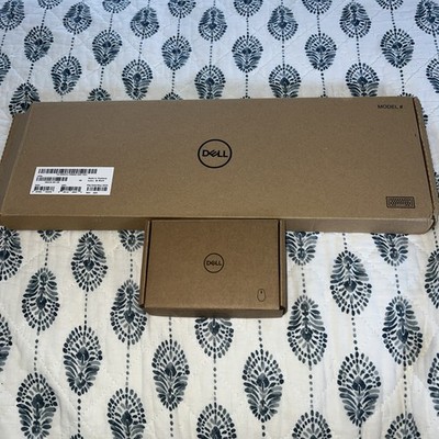 New Dell KB216 USB Keyboard Black with dell lasered wired mouse