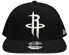 New Era 9FIFTY Houston Rockets NBA Black Snapback Cap Hat One Size Licensed