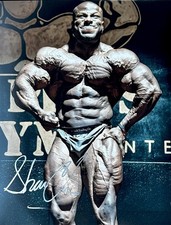 SHAUN CLARIDA SIGNED 11x14 PHOTO THE GIANK KILLER GK IFBB PRO RACC TRUSTED A