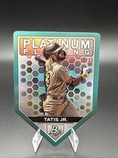 Fernando Tatis Jr. 2022 Bowman Platinum Plating Die Cuts Aqua /25 #PPDC-16 San