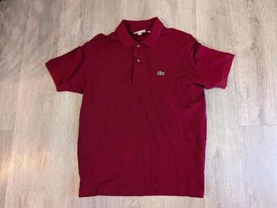 Lacoste Polo Shirt Red Mens Large 5