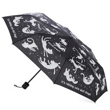 Clifton Deluxe Mini Maxi Umbrella Raining Cats & Dogs