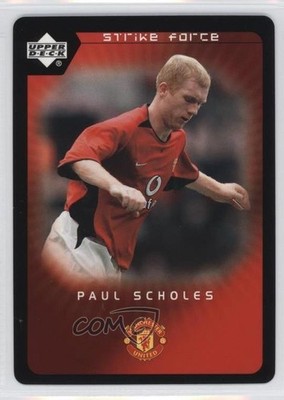 2003 Upper Deck Manchester United Strike Force Paul Scholes #27 1t8