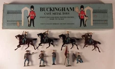 Buckingham Cast Metal Johillco soldier set 116 The Confederacy 1950s Britains
