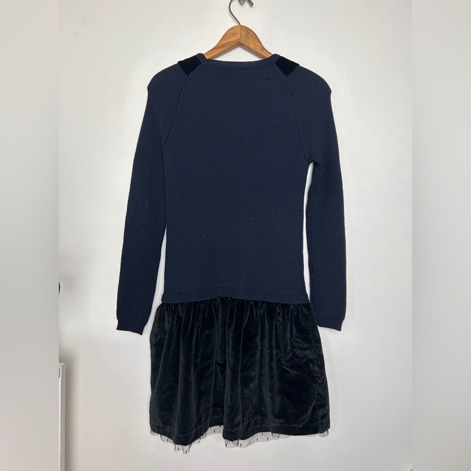 Red Valentino Blue Wool Peter Pan Collar Mini Dress thumbnail 2