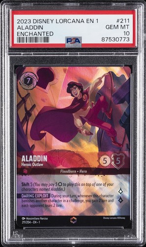 Aladdin - Heroic Outlaw graded PSA 10 for sale on eBay