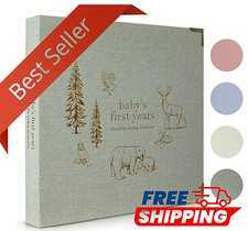 Keepsake Baby Memory Book for Boys and Girls   Timeless First 5 Year Baby Book..