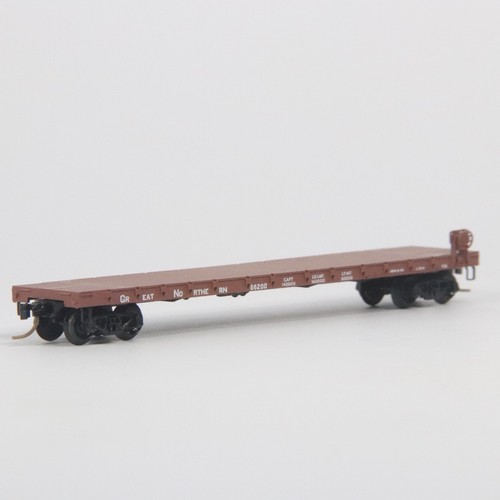Coche plano marrón Kadee calibre N Great Northern GN #66200 | Condition: Used
