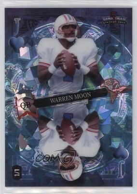 2023 5 Card Draw Stacked Deck Holo-Lux Blue Crystals Foil 1/1 Warren Moon yl0