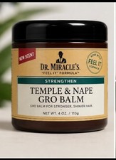 Dr. Miracle's Temple And Nape Gro Balm Regular 4oz. NEW