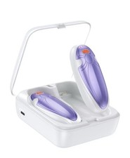 Hand Warmers Rechargerable 2 Pack - 14000mAh Electric AI 2-White Purple