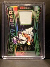 2019 Panini Obsidian #GG-4 Dalvin Cook Galaxy Gear Electric Etch Green #/25