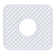 BEHOK 2 Pack Silicone Sink Protector for Kitchen Sink, Trellis Pattern 12 x 1...