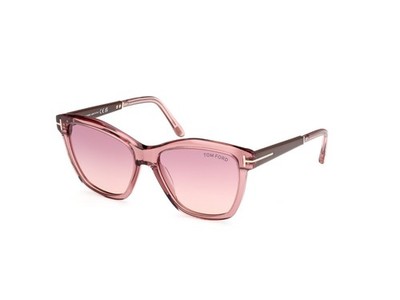 NEW TOM FORD FT1087 72Z SHINY PINK/VIOLET GRADIENT AUTHENTIC SUNGLASSES 54-16-14