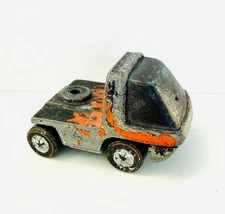 Hot Wheels Redline 1969 Heavyweights Cab Kid Painted Over Blue Made In Hong Kong