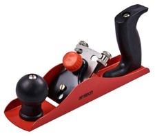 New 9 1/4" Hobbyist Smoothing Plane Carbon Steel Blade Shaped Handle For Control